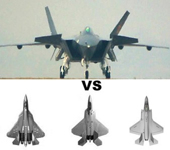 Comparing Chengdu J-20 with F-22, F-35 and Su-PAK FA or T-50