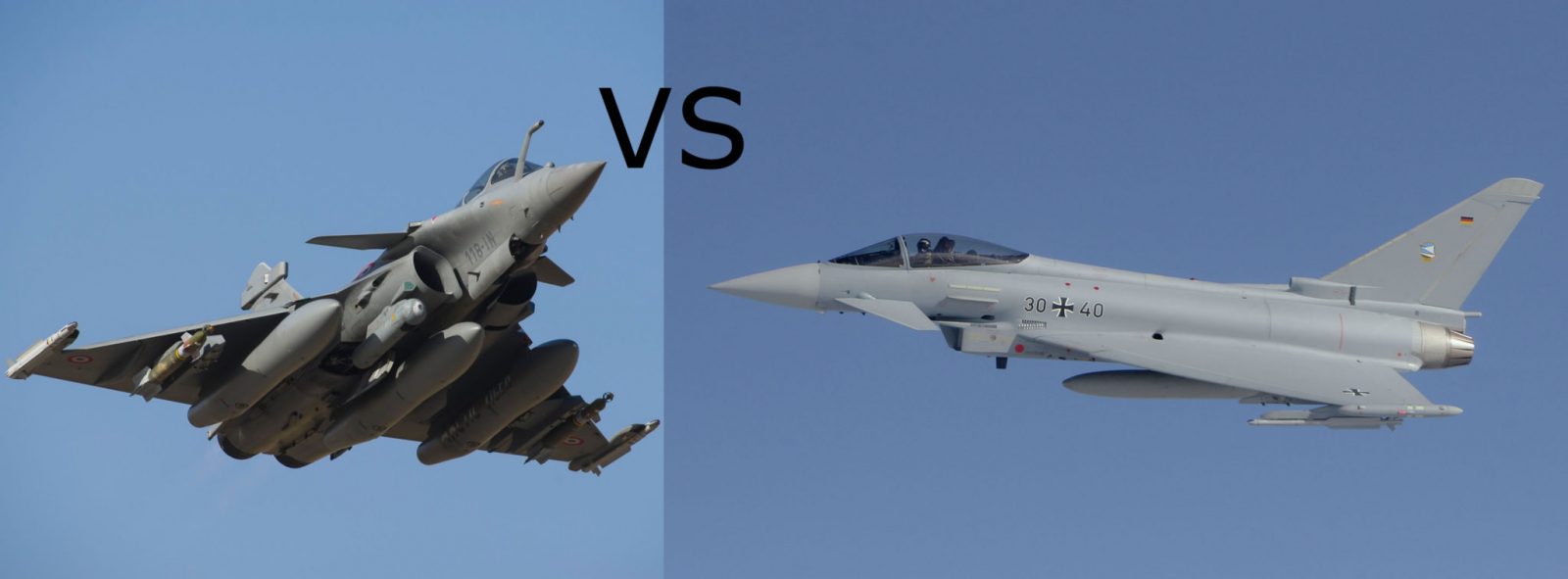 Eurofighter Typhoon vs Dassault Rafale