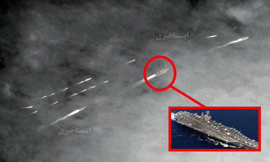 U.S. Navy aircraft carrier ‘harassed’ by 20 Iranian small craft